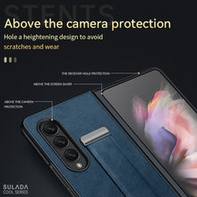 Load image into Gallery viewer, SULADA Cool Series PC + Leather Texture Skin Feel Shockproof Phone Case, For Samsung Galaxy Z Fold3 5G, For iPhone 12, For iPhone 13, For Samsung Galaxy S22 5G, For Samsung Galaxy Z Fold2, For Samsung Galaxy Z Flip3, For iPhone 12 Pro                  ...