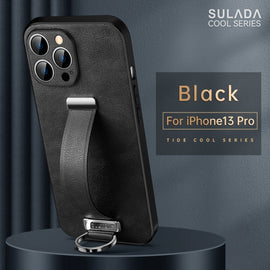 SULADA Cool Series PC + Leather Texture Skin Feel Shockproof Phone Case, For iPhone 13 Pro, For iPhone 13 Pro Max, For Samsung Galaxy S22+ 5G, For Samsung Galaxy S22 Ultra 5G