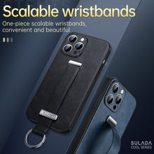Load image into Gallery viewer, SULADA Cool Series PC + Leather Texture Skin Feel Shockproof Phone Case, For iPhone 13 Pro, For iPhone 13 Pro Max, For Samsung Galaxy S22+ 5G, For Samsung Galaxy S22 Ultra 5G