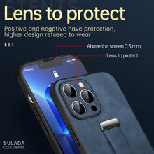 Load image into Gallery viewer, SULADA Cool Series PC + Leather Texture Skin Feel Shockproof Phone Case, For iPhone 13 Pro, For iPhone 13 Pro Max, For Samsung Galaxy S22+ 5G, For Samsung Galaxy S22 Ultra 5G