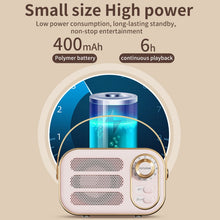 Load image into Gallery viewer, DW13 Portable HIFI Mini Retro Wireless Bluetooth Speaker