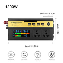 Load image into Gallery viewer, 8896 1200W Car Smart Multi-functional Digital Display Inverter, 12V, 24V, 48V