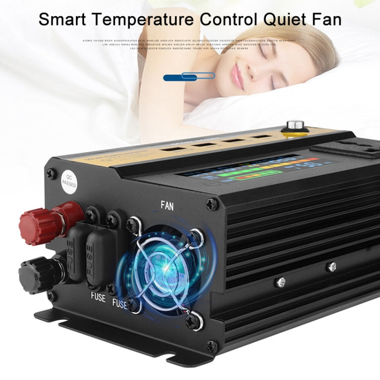 8896 1200W Car Smart Multi-functional Digital Display Inverter, 12V, 24V, 48V