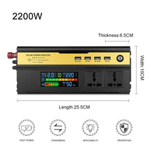 Load image into Gallery viewer, 8896 2200W Car Smart Multi-functional Digital Display Inverter, 12V, 24V, 48V