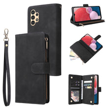 Load image into Gallery viewer, Multifunctional Frosted Zipper Wallet Leather Phone Case, For Samsung Galaxy A13 4G, For Samsung Galaxy A23, For OnePlus 9 Pro, For OnePlus 9, For Google Pixel 6 Pro, For Google Pixel 6a, For Google Pixel 7 5G, For Google Pixel 7 Pro 5G                ...