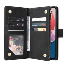 Load image into Gallery viewer, Multifunctional Frosted Zipper Wallet Leather Phone Case, For Samsung Galaxy A13 4G, For Samsung Galaxy A23, For OnePlus 9 Pro, For OnePlus 9, For Google Pixel 6 Pro, For Google Pixel 6a, For Google Pixel 7 5G, For Google Pixel 7 Pro 5G                ...