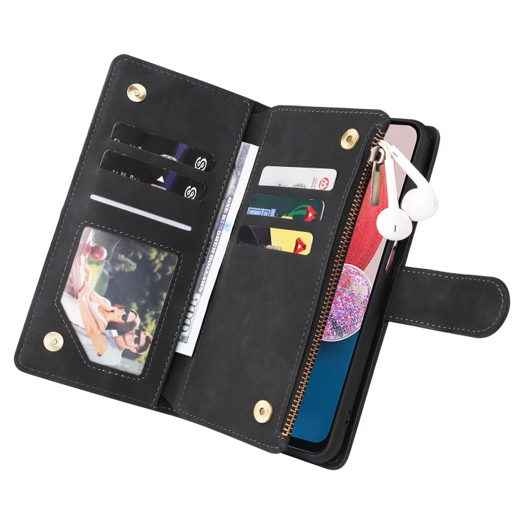 Multifunctional Frosted Zipper Wallet Leather Phone Case, For Samsung Galaxy A13 4G, For Samsung Galaxy A23, For OnePlus 9 Pro, For OnePlus 9, For Google Pixel 6 Pro, For Google Pixel 6a, For Google Pixel 7 5G, For Google Pixel 7 Pro 5G                ...