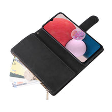 Load image into Gallery viewer, Multifunctional Frosted Zipper Wallet Leather Phone Case, For Samsung Galaxy A13 4G, For Samsung Galaxy A23, For OnePlus 9 Pro, For OnePlus 9, For Google Pixel 6 Pro, For Google Pixel 6a, For Google Pixel 7 5G, For Google Pixel 7 Pro 5G                ...