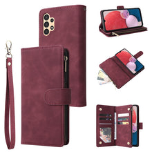 Load image into Gallery viewer, Multifunctional Frosted Zipper Wallet Leather Phone Case, For Samsung Galaxy A13 4G, For Samsung Galaxy A23, For OnePlus 9 Pro, For OnePlus 9, For Google Pixel 6 Pro, For Google Pixel 6a, For Google Pixel 7 5G, For Google Pixel 7 Pro 5G                ...
