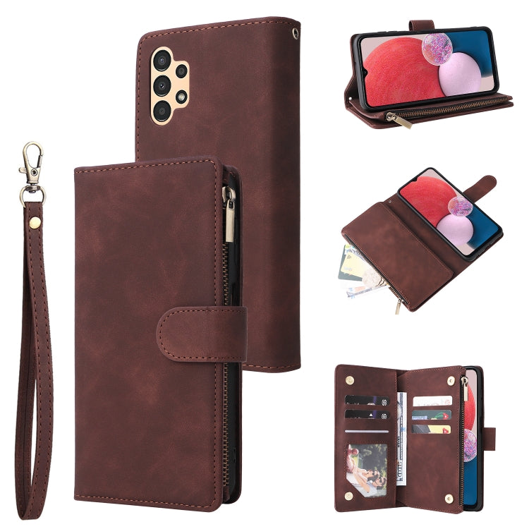 Multifunctional Frosted Zipper Wallet Leather Phone Case, For Samsung Galaxy A13 4G, For Samsung Galaxy A23, For OnePlus 9 Pro, For OnePlus 9, For Google Pixel 6 Pro, For Google Pixel 6a, For Google Pixel 7 5G, For Google Pixel 7 Pro 5G                ...