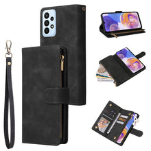 Load image into Gallery viewer, Multifunctional Frosted Zipper Wallet Leather Phone Case, For Samsung Galaxy A13 4G, For Samsung Galaxy A23, For OnePlus 9 Pro, For OnePlus 9, For Google Pixel 6 Pro, For Google Pixel 6a, For Google Pixel 7 5G, For Google Pixel 7 Pro 5G                ...