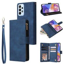 Load image into Gallery viewer, Multifunctional Frosted Zipper Wallet Leather Phone Case, For Samsung Galaxy A13 4G, For Samsung Galaxy A23, For OnePlus 9 Pro, For OnePlus 9, For Google Pixel 6 Pro, For Google Pixel 6a, For Google Pixel 7 5G, For Google Pixel 7 Pro 5G                ...