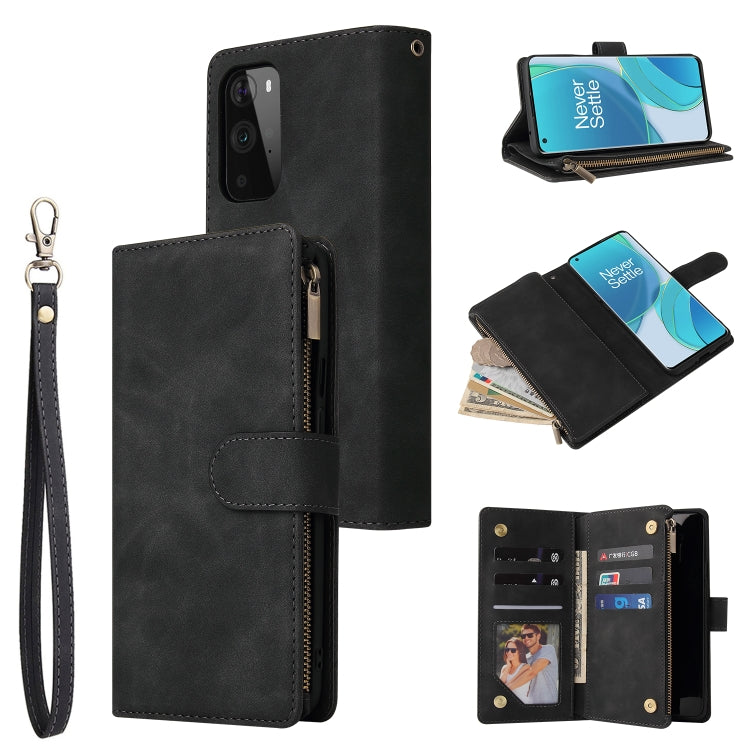 Multifunctional Frosted Zipper Wallet Leather Phone Case, For Samsung Galaxy A13 4G, For Samsung Galaxy A23, For OnePlus 9 Pro, For OnePlus 9, For Google Pixel 6 Pro, For Google Pixel 6a, For Google Pixel 7 5G, For Google Pixel 7 Pro 5G                ...