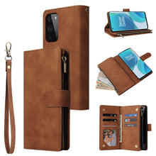 Load image into Gallery viewer, Multifunctional Frosted Zipper Wallet Leather Phone Case, For Samsung Galaxy A13 4G, For Samsung Galaxy A23, For OnePlus 9 Pro, For OnePlus 9, For Google Pixel 6 Pro, For Google Pixel 6a, For Google Pixel 7 5G, For Google Pixel 7 Pro 5G                ...