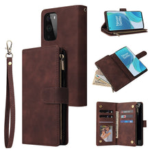 Load image into Gallery viewer, Multifunctional Frosted Zipper Wallet Leather Phone Case, For Samsung Galaxy A13 4G, For Samsung Galaxy A23, For OnePlus 9 Pro, For OnePlus 9, For Google Pixel 6 Pro, For Google Pixel 6a, For Google Pixel 7 5G, For Google Pixel 7 Pro 5G                ...