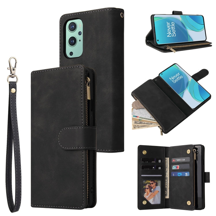 Multifunctional Frosted Zipper Wallet Leather Phone Case, For Samsung Galaxy A13 4G, For Samsung Galaxy A23, For OnePlus 9 Pro, For OnePlus 9, For Google Pixel 6 Pro, For Google Pixel 6a, For Google Pixel 7 5G, For Google Pixel 7 Pro 5G                ...