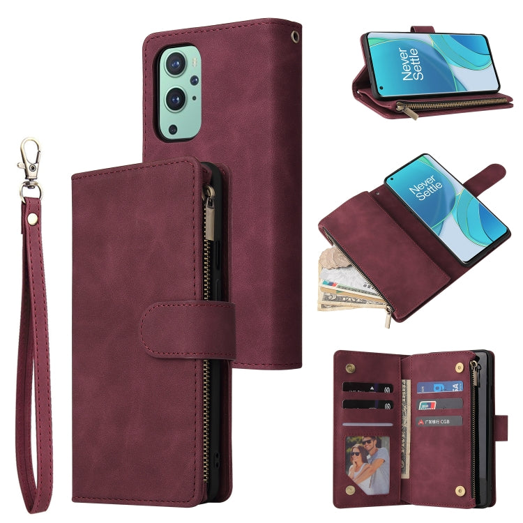 Multifunctional Frosted Zipper Wallet Leather Phone Case, For Samsung Galaxy A13 4G, For Samsung Galaxy A23, For OnePlus 9 Pro, For OnePlus 9, For Google Pixel 6 Pro, For Google Pixel 6a, For Google Pixel 7 5G, For Google Pixel 7 Pro 5G                ...