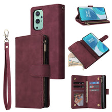 Load image into Gallery viewer, Multifunctional Frosted Zipper Wallet Leather Phone Case, For Samsung Galaxy A13 4G, For Samsung Galaxy A23, For OnePlus 9 Pro, For OnePlus 9, For Google Pixel 6 Pro, For Google Pixel 6a, For Google Pixel 7 5G, For Google Pixel 7 Pro 5G                ...