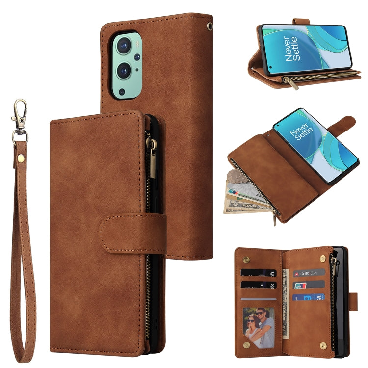 Multifunctional Frosted Zipper Wallet Leather Phone Case, For Samsung Galaxy A13 4G, For Samsung Galaxy A23, For OnePlus 9 Pro, For OnePlus 9, For Google Pixel 6 Pro, For Google Pixel 6a, For Google Pixel 7 5G, For Google Pixel 7 Pro 5G                ...