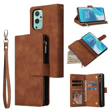 Load image into Gallery viewer, Multifunctional Frosted Zipper Wallet Leather Phone Case, For Samsung Galaxy A13 4G, For Samsung Galaxy A23, For OnePlus 9 Pro, For OnePlus 9, For Google Pixel 6 Pro, For Google Pixel 6a, For Google Pixel 7 5G, For Google Pixel 7 Pro 5G                ...
