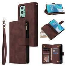 Load image into Gallery viewer, Multifunctional Frosted Zipper Wallet Leather Phone Case, For Samsung Galaxy A13 4G, For Samsung Galaxy A23, For OnePlus 9 Pro, For OnePlus 9, For Google Pixel 6 Pro, For Google Pixel 6a, For Google Pixel 7 5G, For Google Pixel 7 Pro 5G                ...
