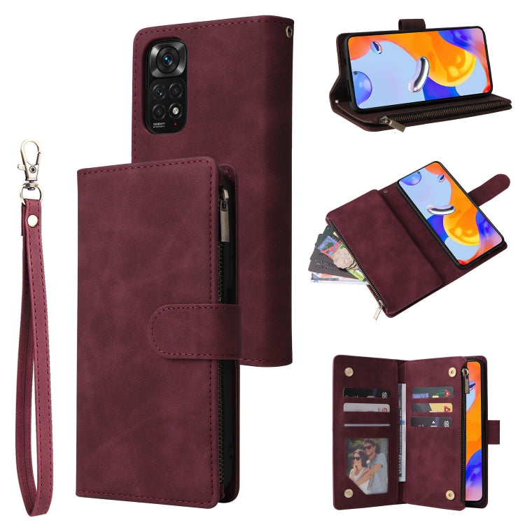 Multifunctional Frosted Zipper Wallet Leather Phone Case, For Samsung Galaxy A13 4G, For Samsung Galaxy A23, For OnePlus 9 Pro, For OnePlus 9, For Google Pixel 6 Pro, For Google Pixel 6a, For Google Pixel 7 5G, For Google Pixel 7 Pro 5G                ...