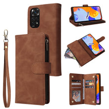 Load image into Gallery viewer, Multifunctional Frosted Zipper Wallet Leather Phone Case, For Samsung Galaxy A13 4G, For Samsung Galaxy A23, For OnePlus 9 Pro, For OnePlus 9, For Google Pixel 6 Pro, For Google Pixel 6a, For Google Pixel 7 5G, For Google Pixel 7 Pro 5G                ...