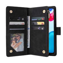 Load image into Gallery viewer, Multifunctional Frosted Zipper Wallet Leather Phone Case, For Xiaomi Redmi Note 11S