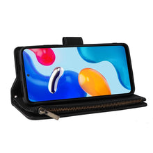Load image into Gallery viewer, Multifunctional Frosted Zipper Wallet Leather Phone Case, For Xiaomi Redmi Note 11S