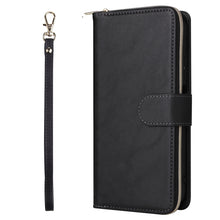 Load image into Gallery viewer, 9 Card Slots Zipper Wallet Bag Leather Phone Case, For Xiaomi Redmi Note 11S, For Samsung Galaxy A23