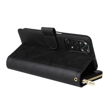Load image into Gallery viewer, 9 Card Slots Zipper Wallet Bag Leather Phone Case, For Xiaomi Redmi Note 11S, For Samsung Galaxy A23