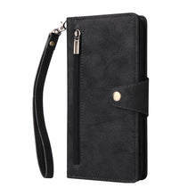 Load image into Gallery viewer, Rivet Buckle 9 Cards Three Fold Leather Phone Case, For OnePlus Nord N10 5G, For Samsung Galaxy Note20, For OnePlus 10 Pro 5G, For Samsung Galaxy A23 4G, For Xiaomi 11T