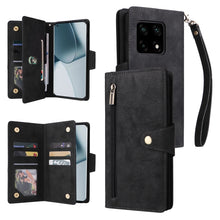 Load image into Gallery viewer, Rivet Buckle 9 Cards Three Fold Leather Phone Case, For OnePlus Nord N10 5G, For Samsung Galaxy Note20, For OnePlus 10 Pro 5G, For Samsung Galaxy A23 4G, For Xiaomi 11T