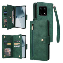 Load image into Gallery viewer, Rivet Buckle 9 Cards Three Fold Leather Phone Case, For OnePlus Nord N10 5G, For Samsung Galaxy Note20, For OnePlus 10 Pro 5G, For Samsung Galaxy A23 4G, For Xiaomi 11T