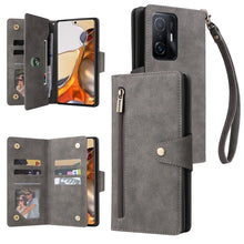 Load image into Gallery viewer, Rivet Buckle 9 Cards Three Fold Leather Phone Case, For OnePlus Nord N10 5G, For Samsung Galaxy Note20, For OnePlus 10 Pro 5G, For Samsung Galaxy A23 4G, For Xiaomi 11T