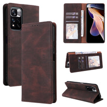 Load image into Gallery viewer, Simple Suction Closure Leather Phone Case, For Samsung Galaxy A03s, For Xiaomi Redmi Note 11 4G International, For Xiaomi Redmi Note 11 Pro, For Samsung Galaxy A23, For Samsung Galaxy A73 5G, For Xiaomi Redmi Note 11 Pro 5G, For Samsung Galaxy A13 4G