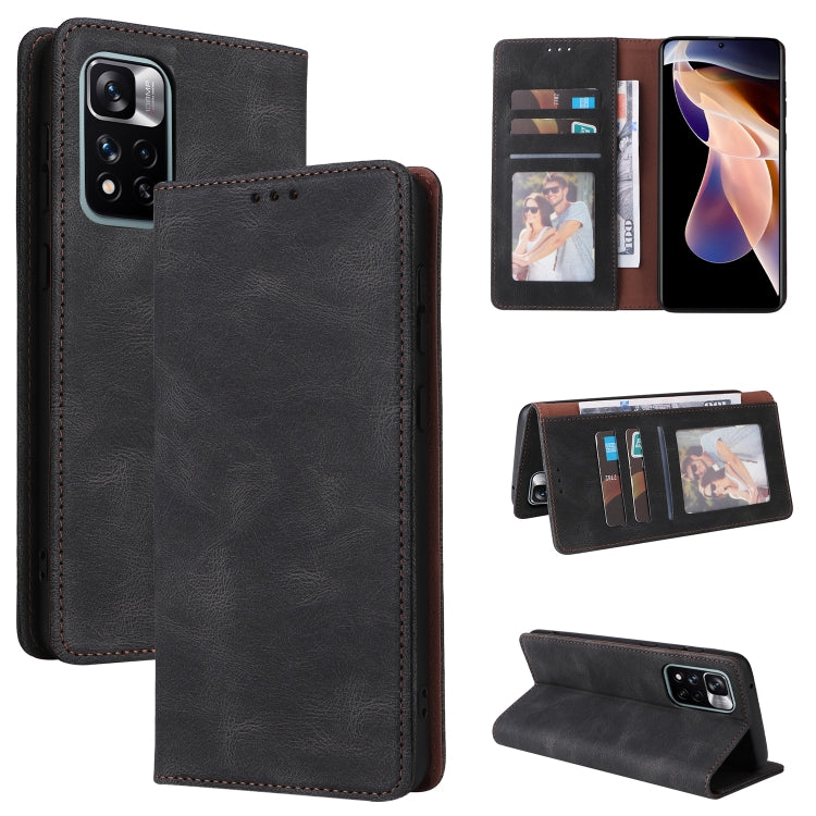 Simple Suction Closure Leather Phone Case, For Samsung Galaxy A03s, For Xiaomi Redmi Note 11 4G International, For Xiaomi Redmi Note 11 Pro, For Samsung Galaxy A23, For Samsung Galaxy A73 5G, For Xiaomi Redmi Note 11 Pro 5G, For Samsung Galaxy A13 4G