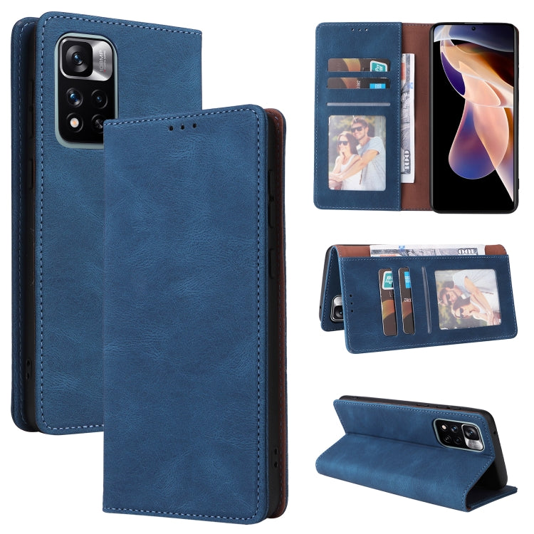 Simple Suction Closure Leather Phone Case, For Samsung Galaxy A03s, For Xiaomi Redmi Note 11 4G International, For Xiaomi Redmi Note 11 Pro, For Samsung Galaxy A23, For Samsung Galaxy A73 5G, For Xiaomi Redmi Note 11 Pro 5G, For Samsung Galaxy A13 4G