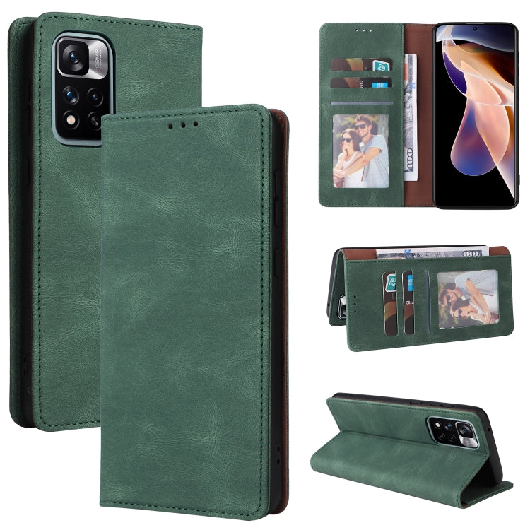 Simple Suction Closure Leather Phone Case, For Samsung Galaxy A03s, For Xiaomi Redmi Note 11 4G International, For Xiaomi Redmi Note 11 Pro, For Samsung Galaxy A23, For Samsung Galaxy A73 5G, For Xiaomi Redmi Note 11 Pro 5G, For Samsung Galaxy A13 4G
