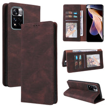 Load image into Gallery viewer, Simple Suction Closure Leather Phone Case, For Samsung Galaxy A03s, For Xiaomi Redmi Note 11 4G International, For Xiaomi Redmi Note 11 Pro, For Samsung Galaxy A23, For Samsung Galaxy A73 5G, For Xiaomi Redmi Note 11 Pro 5G, For Samsung Galaxy A13 4G