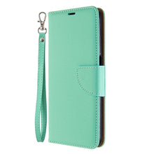 Load image into Gallery viewer, Litchi Texture Pure Color Horizontal Flip PU Leather Case with Holder &amp; Card Slots &amp; Wallet &amp; Lanyard, For Galaxy A01, For Galaxy A21