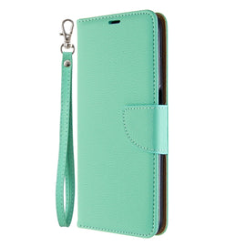 Litchi Texture Pure Color Horizontal Flip PU Leather Case with Holder & Card Slots & Wallet & Lanyard, For Galaxy A01, For Galaxy A21
