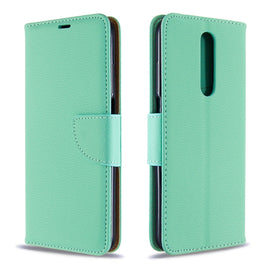 Litchi Texture Pure Color Horizontal Flip PU Leather Case with Holder & Card Slots & Wallet & Lanyard, For Galaxy A01, For Galaxy A21