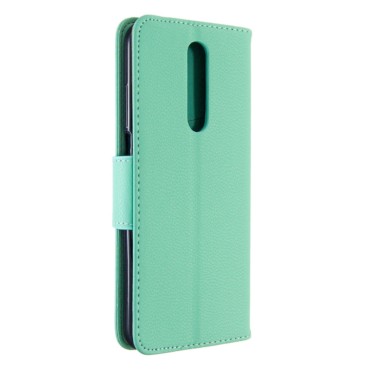 Litchi Texture Pure Color Horizontal Flip PU Leather Case with Holder & Card Slots & Wallet & Lanyard, For Galaxy A01, For Galaxy A21