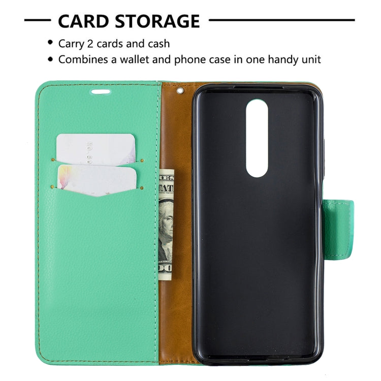 Litchi Texture Pure Color Horizontal Flip PU Leather Case with Holder & Card Slots & Wallet & Lanyard, For Galaxy A01, For Galaxy A21