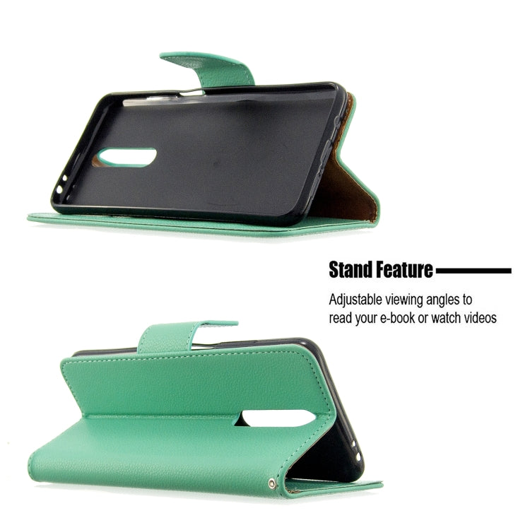 Litchi Texture Pure Color Horizontal Flip PU Leather Case with Holder & Card Slots & Wallet & Lanyard, For Galaxy A01, For Galaxy A21