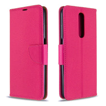 Load image into Gallery viewer, Litchi Texture Pure Color Horizontal Flip PU Leather Case with Holder &amp; Card Slots &amp; Wallet &amp; Lanyard, For Galaxy A01, For Galaxy A21