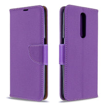 Load image into Gallery viewer, Litchi Texture Pure Color Horizontal Flip PU Leather Case with Holder &amp; Card Slots &amp; Wallet &amp; Lanyard, For Galaxy A01, For Galaxy A21