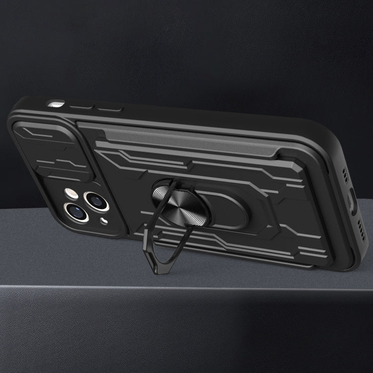 Sliding Camshield TPU+PC Phone Case with Card Slot, For iPhone 14, For iPhone 14 Pro, For iPhone 14 Plus, For iPhone 14 Pro Max