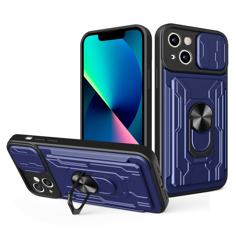 Sliding Camshield TPU+PC Phone Case with Card Slot, For iPhone 14, For iPhone 14 Pro, For iPhone 14 Plus, For iPhone 14 Pro Max